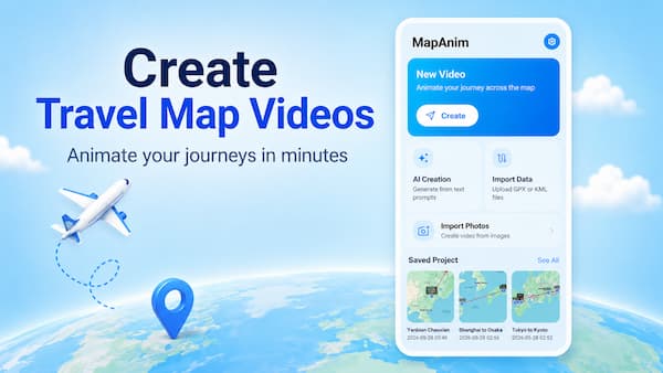 Travel Map Animation Solutions
