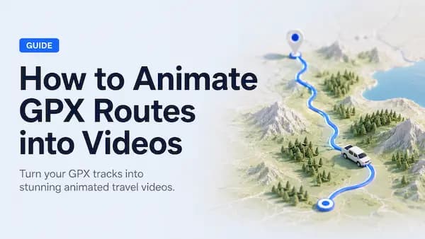 How to Animate GPX Routes into Videos