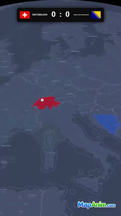 Switzerland vs Bosnia & Herzegovina 4-1